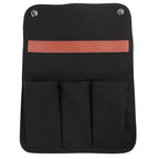 Buyter Armrest Pouch, Chair Side Pocket Organizer, Beach Chairs Side Storage Bags, Including 1 Large Pocket, 3 Small Pockets, For Recliner Couch Sofa (Black) - color: Black