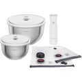 ZWILLING Fresh & Save BOWLS 9-pc Stainless Steel Vacuum Bowl Starter Set - size: 9-pc