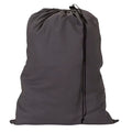 Household Essentials Cotton Laundry Bag, Large, 100% Cotton, Drawstring Top with Cord Lock, Machine Washable, 3 to 4 Load Capacity, Versatile and Compact, Breathable, Foldable, Gray - style: Grey