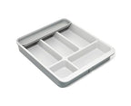 Joseph Joseph DrawerStore Expanding Flatware Cutlery Organizer, Expandable Utensil Tray for Kitchen Drawer, Recycled Plastic - size: Expandable, style: Flatware Organizer
