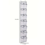 2 Pcs Over The Door Shoe Organizer 14 Large Pocket Hanging Shoe Rack for Closet Organizers And Storage, White