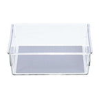 Glad Drawer Organizer Bin, 6x6 - Heavy Duty Clear Plastic Storage Tray for Junk Drawers, Kitchen Utensils, Bathroom Vanity, and Organizing Pantry - BPA Free, Food Safe, Non Slip - size: 6x6