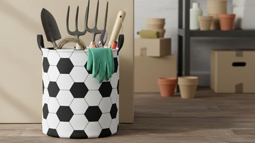 19.7" Laundry Basket,Kids Dirty Clothes Hamper,Waterproof Toys Storage Bin,Room Decor,Gift Baskets,Baby Nursery Hamper(Hexagon) - color: Line Hexagon