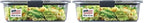 Rubbermaid Brilliance Food Storage Container, Large, 9.6 Cup | Clear | Pack of 2 - size: 9.6 Cup