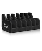 CVLIFE Foam Pistol Rack for Gun Safe Shelf Pistol Holder Gun Safe Cabinet Accessories Handgun Rack Pistol Stand for Storage - size: 6 Slots