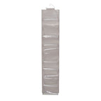Household Essentials 20-Pocket Closet Shoe File, Single Hook System - color: Silver