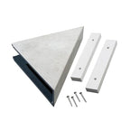 Palisade Vinyl Waterproof Corner Shower Shelf in Wintry Mix - color: Wintry Mix