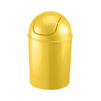 Umbra 1.25 Gallon Mini Waste Can with Removable Swing-Top Lid - Small Garbage Bin for Kitchen, Bathroom, Bedroom, Office - Compact Trash Can Fit Under Tables & Counters - Yellow - color: Yellow