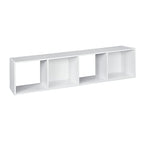 Closetmaid 4 Cube Stackable Storage, White - color: White, size: 4-Cube