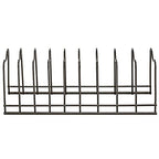 Pot Lid Organizer, Pot Lid Rack Holder, Rest Cutting Board, Bakeware, Pots & Pans, Serving Trays, Reusable Containers in Cabinet Pantry, Stainless Steel - color: Satin Nickel
