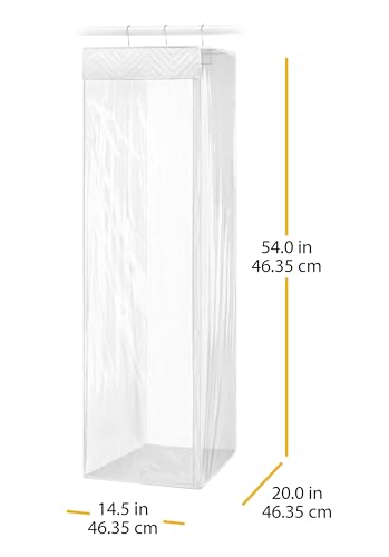 Whitmor Hanging Garment Bag - Closet Organizer - color: Transparent