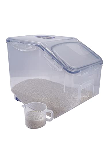 Lock & Lock Bulk Storage Bins Food Storage Container with Wheels (50.72-Cup) - size: 50.72-Cup