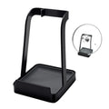 vocheer Pot Lid Holder, Stainless Steel Kitchen Organizer Rack Spoon Rest Rack Holder-Lid Stand for Utensils in Kitchen, Black - color: A