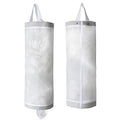 TOGETRUE Plastic Bag Holder, Mesh Grocery Bag Holder Hanging Storage Bag Dispenser (White 2 Packs) - color: White 2 Packs