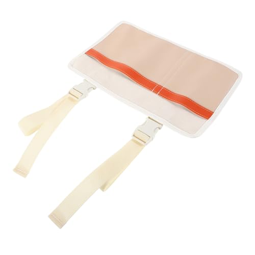 Car Seat Back Organizer Bag with Pu Pockets, Hanging Storage Pouch for Outdoor Camping and Picnic, Sofa Side Pocket in Ivory White, Portable Vehicle Storage Bag
