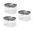 Progressive ProKeeper International Airtight Food Storage Container with Terracotta Disk for Freshness, Stackable & Dishwasher Safe, Ideal for Cookies, Baked Goods, & More, 5 Quart, 3-Piece - size: 3-Piece, style: 5-Quart Prokeeper