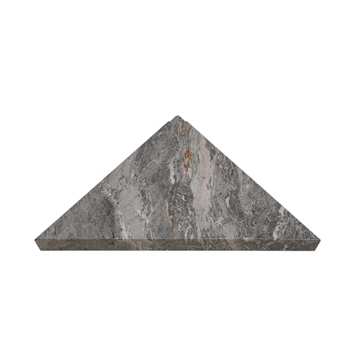 Palisade Vinyl Waterproof Corner Shower Shelf in Spanish Marble - color: Spanish Marble