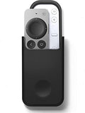 elago Universal Remote Holder Mount Compatible with Apple TV Remote and All Other Remote Controls - Adhesive Tape or Screw Mounting Options, Available Wired Charging [Medium] [Black] - color: Black, size: Medium