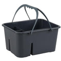 Plastic Cleaning Caddy with Handle, Portable Plastic Storage Caddy Organizers, Gray, F