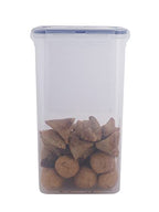 LOCK & LOCK Easy Essentials Food lids/Pantry Storage/Airtight containers, BPA Free, Square-16.9 Cup-for Chips, Clear - size: 1 Count (Pack of 1)