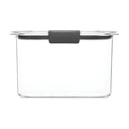 Rubbermaid Brilliance Pantry Airtight Food Storage Container, BPA-Free 7.8 Cup, Ideal for Brown Sugar - Efficient, Leak-Proof and Dishwasher-safe - size: 7.8 Cup