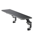 suptek Clamp-on 32 Inch Dual Monitor Desk Mount Riser Shelf Computer Stands for 2 Monitor,Laptop,Printer, Notebook,32.2” x 7.8” x 5.7”