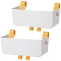 2 Pcs Bunk Bed Shelf for Top Bunk, Bunk Bed Caddy with Hooks, Bedside Storage Organizer, Ideal for Storing Small Items