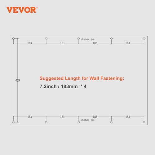 VEVOR Metal Storage Cabinet, 120lbs Load Capacity per Shelf, 20'' Tall Wall-Mounted Powder-Coating Steel Garage Cabinet with Adjustable Shelf, Press to Close & Open Door Perfect for Office Garage Tool - style: Flip up 20"