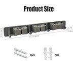 Mop and Broom Holder Wall Mount,Command Broom Holder Hanger Wall Mount,Tool Hangers for Garage Wall