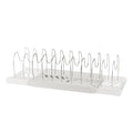 Cooking Sheet Organizer Pan Pot Organizer Lid Holder Baking Sheets Cutting Board Adjustable Storage Rack for Kitchen Cabinet