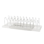 Cooking Sheet Organizer Pan Pot Organizer Lid Holder Baking Sheets Cutting Board Adjustable Storage Rack for Kitchen Cabinet