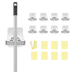 Superio Broom Organizer, Single Plastic Broom & Mop Organizers (Plastic, 8) - size: 8