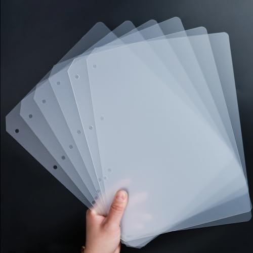 Large Press on Nail Organizer Book Insert Pages 6 Sheets Fake Nails Storage Insert Page Acrylic Salon Display Supplies Removable with Double-Sided Adhesive A4 Size - color: A4-6 Pages