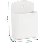 3 Pack Remote Control Holder, TV & Wall Pen Storage Accessories for Home Office School, White - color: white&3pcs