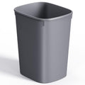 CEROELDA Small Bathroom Trash Can, 2.6 Gallon Slim Mini Garbage Can Small Trash Bin Plastic Waste Basket for Dorm Room, Bedroom, Office, Toilet (Grey) - color: 1 Pack-No Lid-Grey