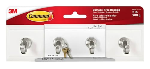 Command HOM-18Q-ES Key Rail, 0, Quartz