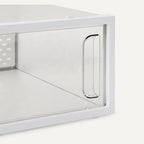 Amazon Basics Stackable and Foldable Clear Shoe Storage Organizer Box, Medium, 12-Pack - size: Medium