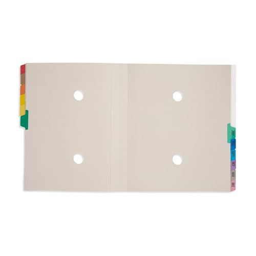 Blue Summit Expanding Monthly File Organizer, Letter Size 12 Month File Folder Organizer with Dividers, Paper Sorter for Desk and Documents - size: Letter