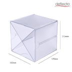 Deflecto Stackable Cube Organizer - X Divider, Clear (350201-AMZ) - style: Cross Divider