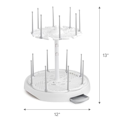 Munchkin® High Capacity Drying Rack for Baby Bottles and Accessories, White