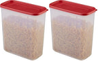 Rubbermaid Food Container, 21-Cup, Clear | For Dry Food | Pack of 2 - size: 21-cup (Pack of 2), style: Single
