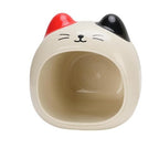 Cat Shaped Anti Slip Plastic Key Tray Lovely Organizer for Entryway Table, Easy to, for Hallways Bedrooms, 12.6x9.1x8.4in