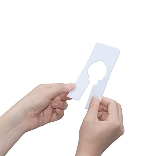 8 PCS Closet Rack Dividers, Wardrobe partition Board White Rectangular Clothing Hanger Dividers with a Bonus Marker, Writable & Reusable for Sorting Clothes Size, Color - color: White, size: 8 Pcs