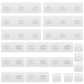 20 Pack Shower Caddy Adhesive Replacement, Transparent Strong Adhesive Hooks, No Drilling, Waterproof Wall Hooks for Shower Caddy, Bathroom Storage Shelves and Kitchen Racks - color: 6 Triple + 8 Double + 6 Single