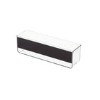 iDesign Magnetic Medium Clear Plastic Organizer Bins for Laundry Room Storage - size: Medium, style: Pack of 1