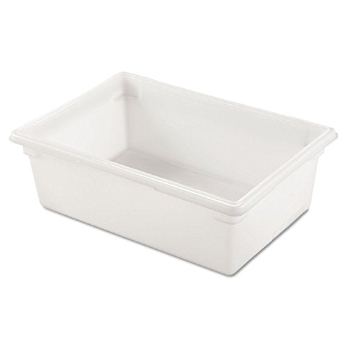 Rubbermaid Commercial Products Food Storage Box/Tote for Restaurant/Kitchen/Cafeteria, 12.5 Gallon, White - color: White, size: 12.5 Gal, style: Container