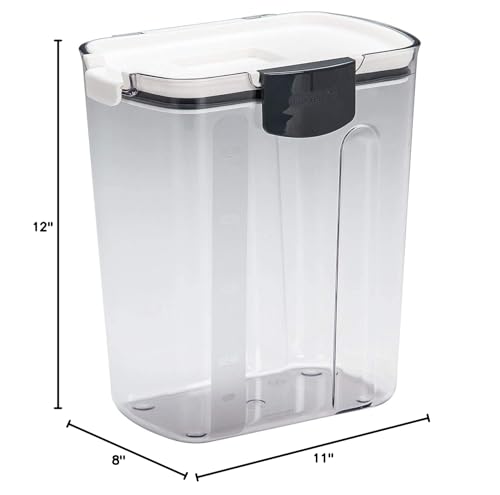 Progressive ProKeeper Baker's Airtight Kitchen Storage Canister Container Set for Flour, Sugar & More, Keeps Ingredients Fresh, with Accessories (Multicolor, 6- Piece) - color: Multicolor, size: 6- Piece