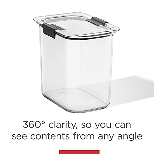 Rubbermaid Brilliance Pantry Food Storage Container Set, BPA-Free, Airtight & Leak-Proof, Clear, 8-Piece, Dishwasher Safe - size: Set of 4 Assorted Containers (8-Piece)