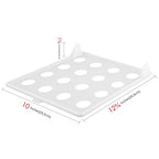 Adorila 10 Pack T Shirt Organizer Closet Organizer Clothing Trays, Folding Clothes Board Stackable, Shirt Receipt Board Organizer