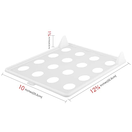 Adorila 10 Pack T Shirt Organizer Closet Organizer Clothing Trays, Folding Clothes Board Stackable, Shirt Receipt Board Organizer